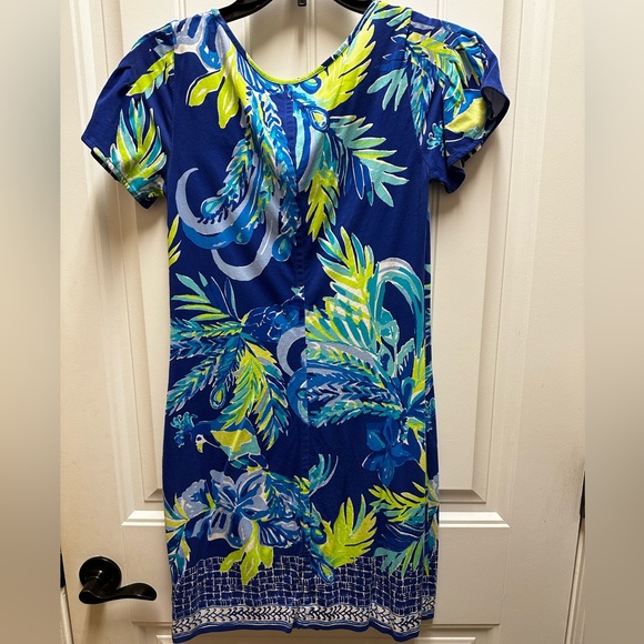 Dress Work By Lilly Pulitzer In Blue, Size: Xs main image 0
